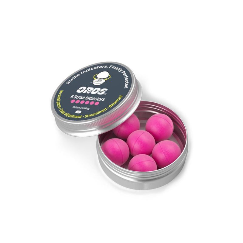 Indicador de Mosca Oros Mediano Rosa – Pack de 6