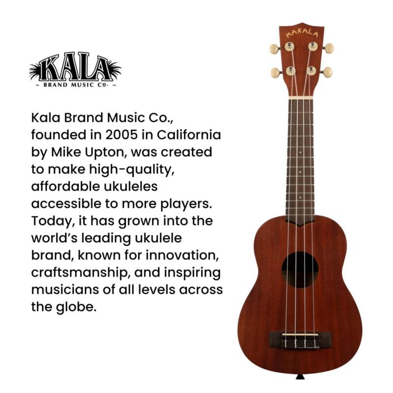 Ukulele Kala MK‑S Soprano – Paquete con estuche y afinador