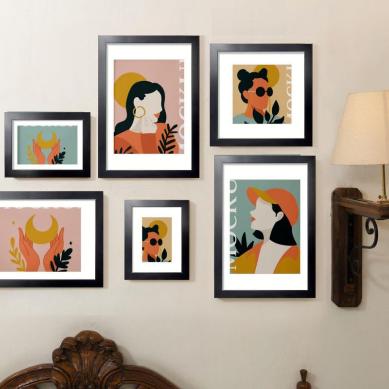 Marco de fotos LaVie Home 20x25 cm negro 1 unidad