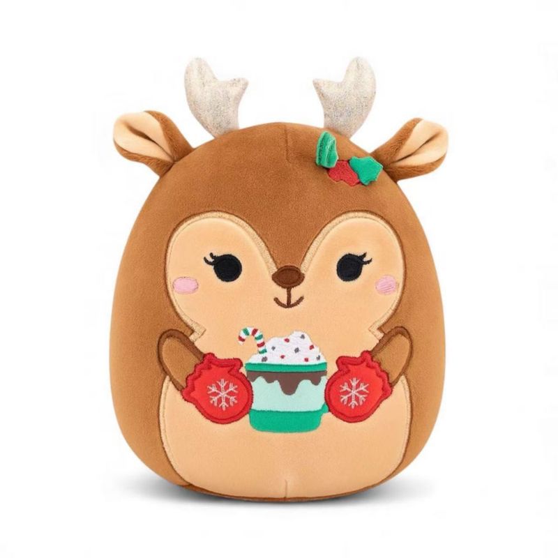 Peluche Squishmallows 20 cm Darla Deer de Navidad