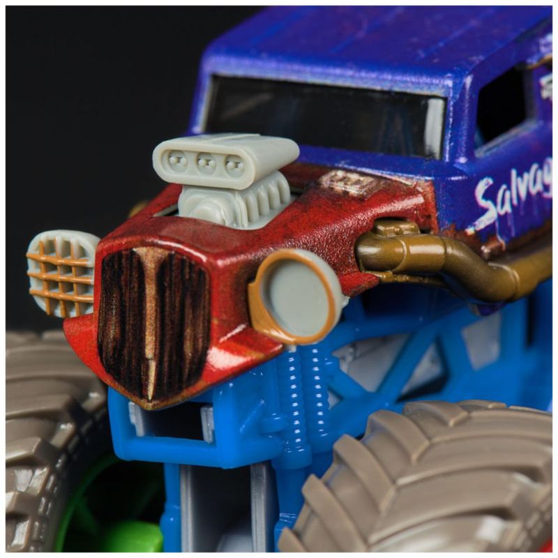 Vehículo de juguete SPIN Salvager Monster Jam a escala 1:64