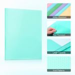 Carpeta de archivo ViVin pack de 6 verde claro con 3 ganchos