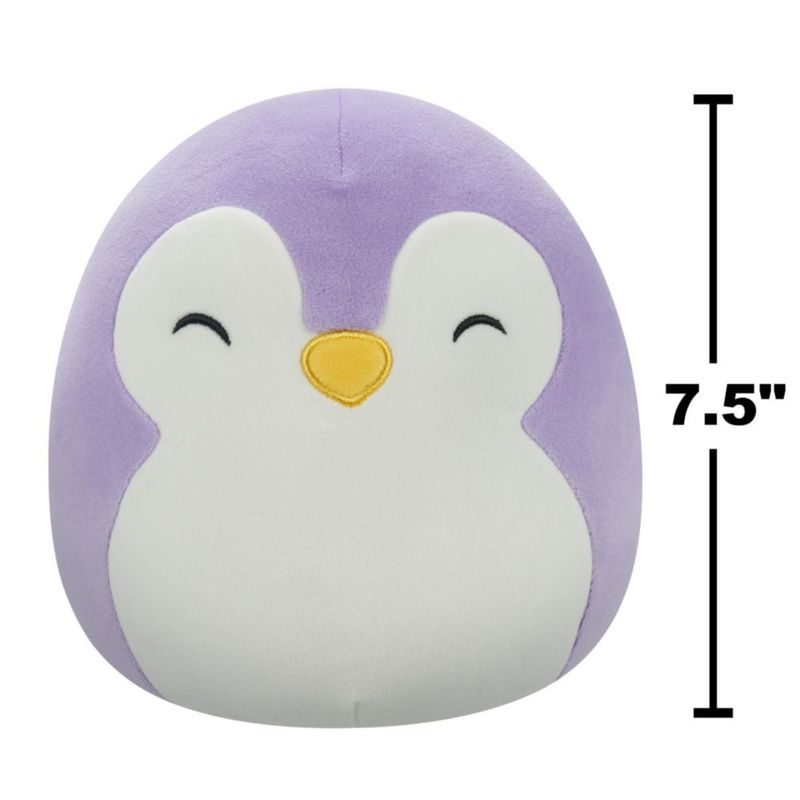 Figura de peluche Squishmallows 19 cm – Elle el pingüino morado