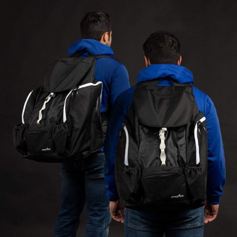 Mochila de Hockey Athletico Grande Negra para Patines