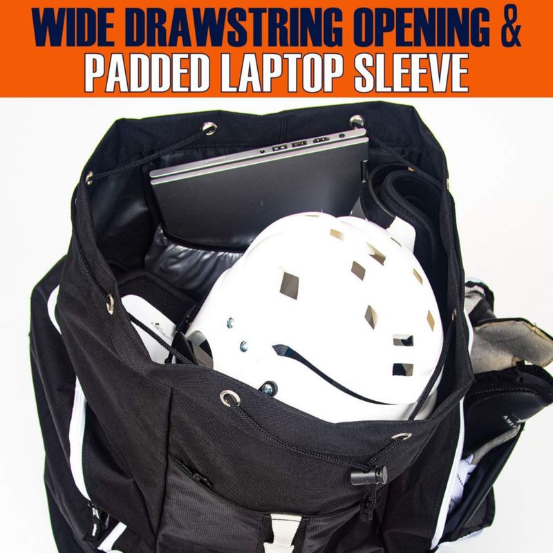 Mochila de Hockey Athletico Grande Negra para Patines