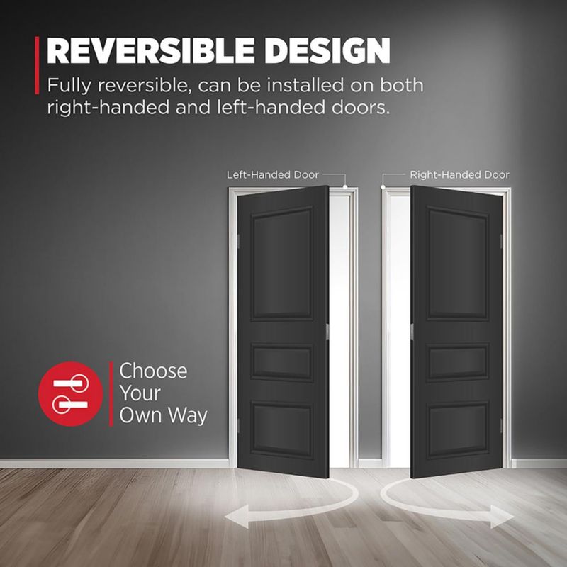 Cerradura de Puerta Kwikset Brentford con Acabado de Latón Satinado y SmartKey