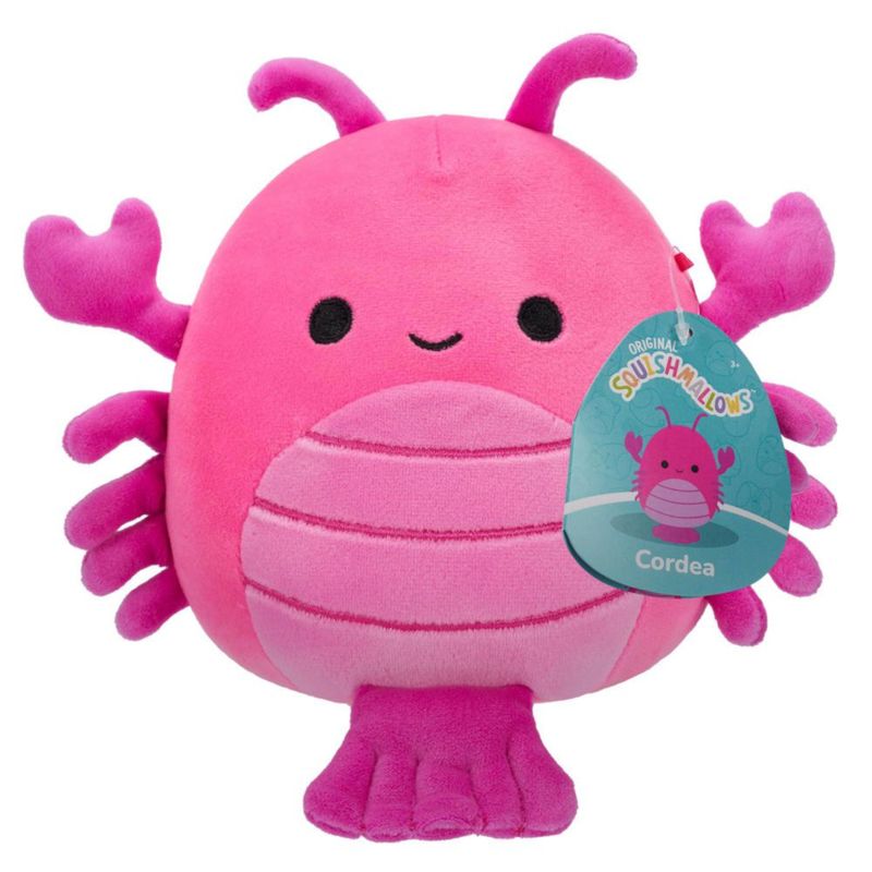 Figura de Peluche Squishmallows Original 19 cm Cordea Langosta Rosa