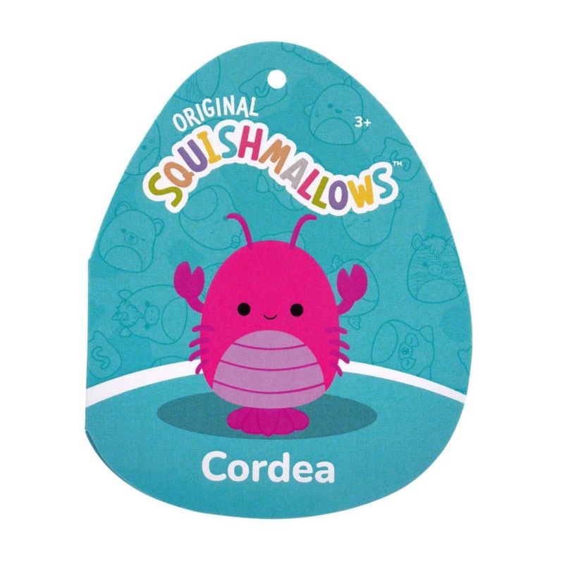 Figura de Peluche Squishmallows Original 19 cm Cordea Langosta Rosa