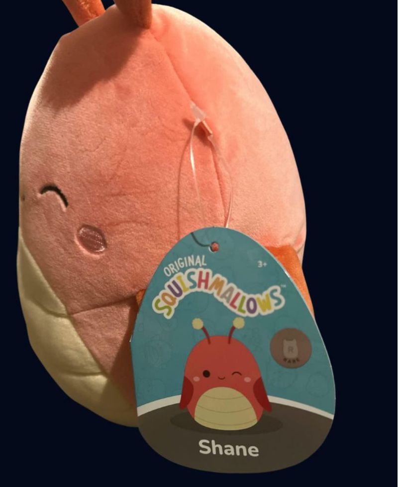 Figura de juguete Squishmallows Shane 19 cm (Raro Rosa)