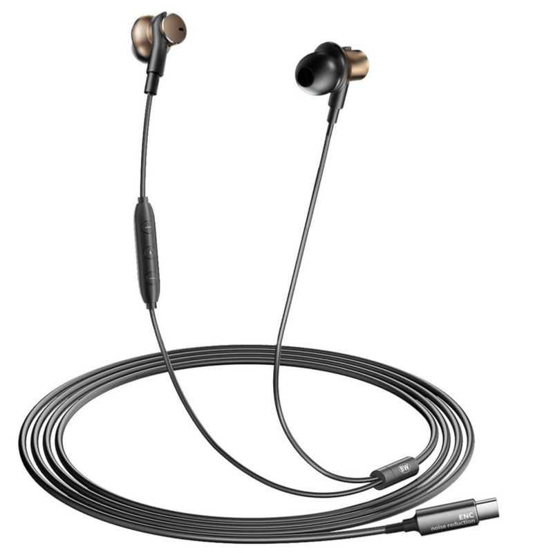 Auriculares jechan con cable graves potentes y cancelación de ruido