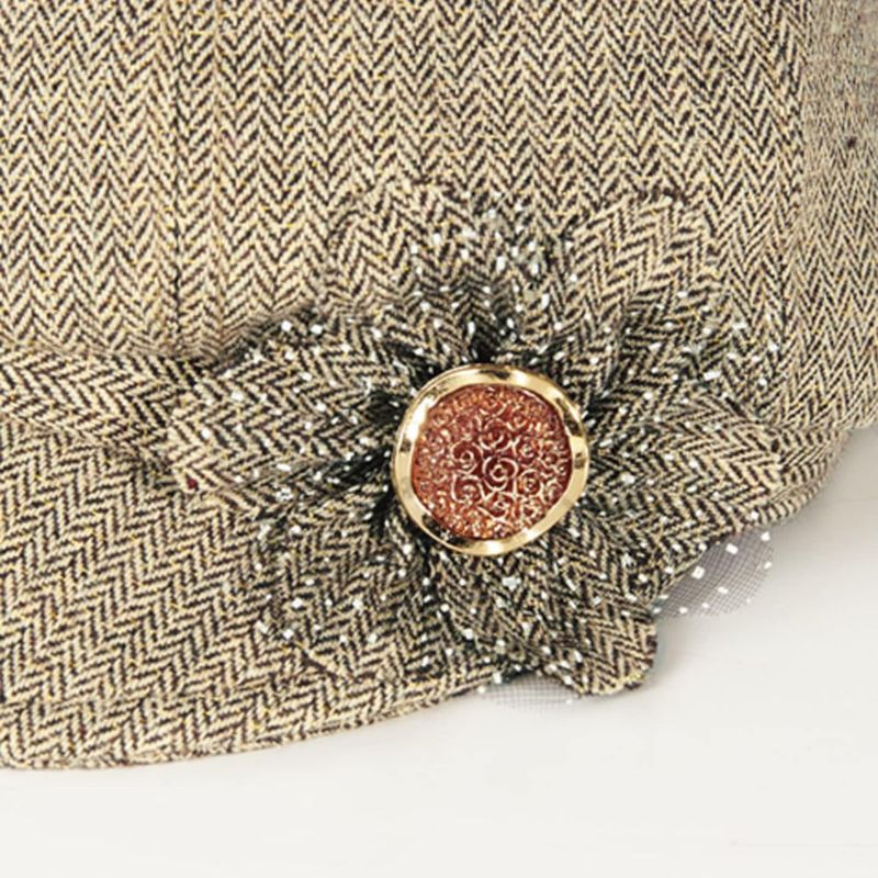 Boina Juiterchy 56‑59 cm con Hebilla de Flor