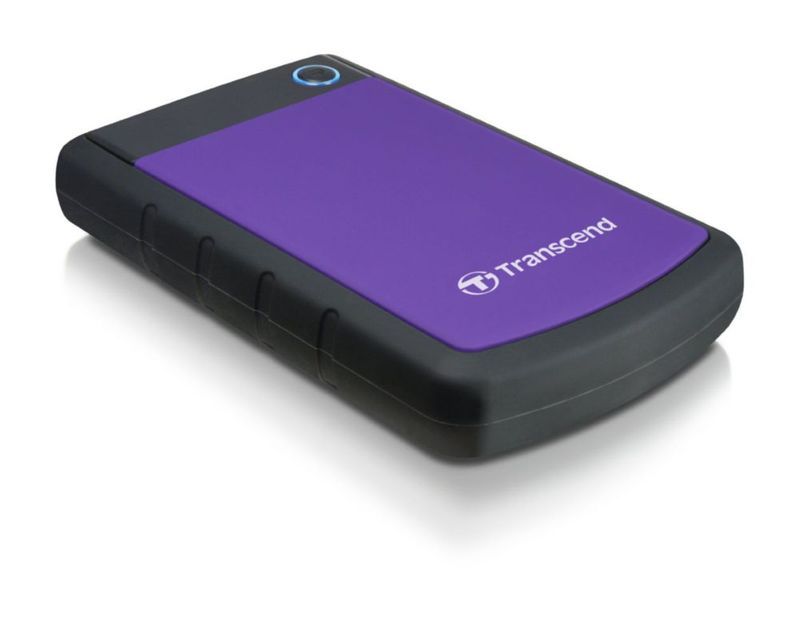 Disco Duro Externo Portátil Transcend 4TB Resistente USB 3.1 con Copia de Seguridad