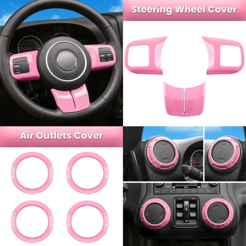 Kit de decoración de interiores E-Cowlboy para Jeep Wrangler