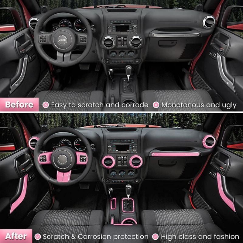 Kit de decoración de interiores E-Cowlboy para Jeep Wrangler