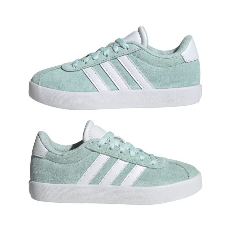 Zapatillas adidas VL Court 3.0 para niños 13K Halo Mint/White