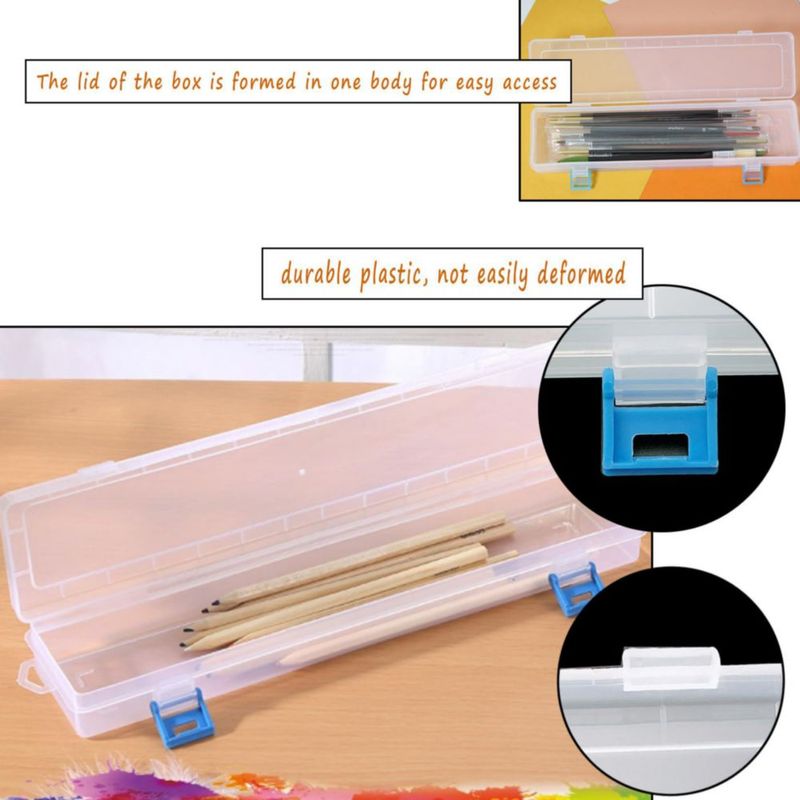 Caja de almacenamiento HanyHere 33 cm con diseño de hebilla – Pack de 3