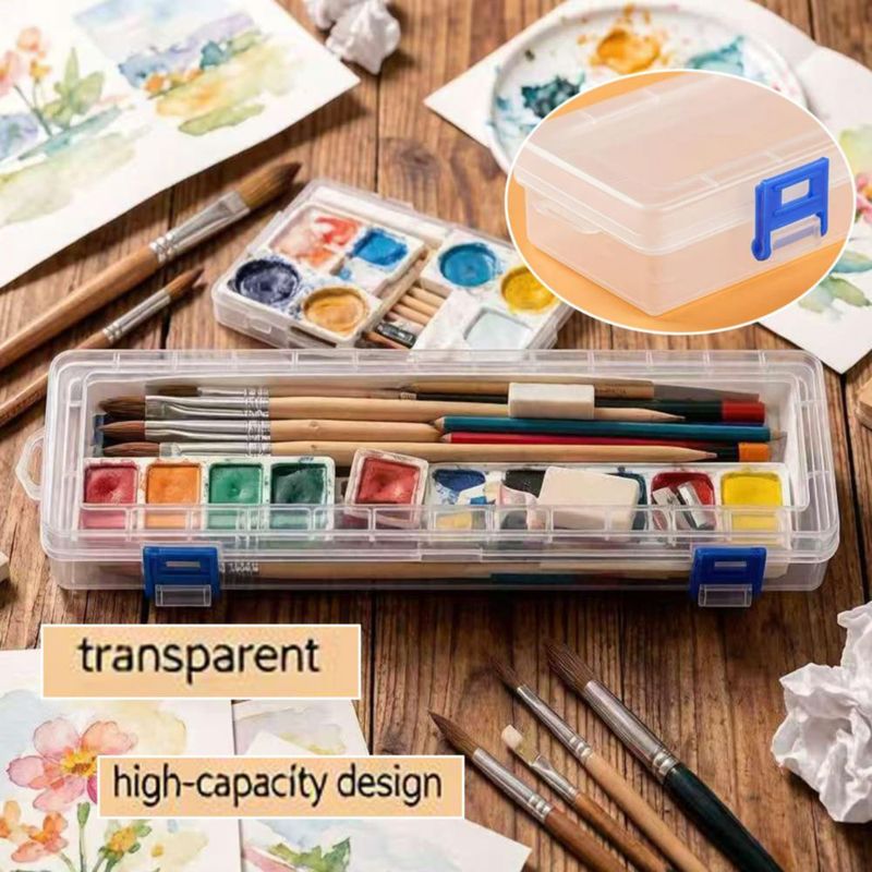 Caja de almacenamiento HanyHere 33 cm con diseño de hebilla – Pack de 3