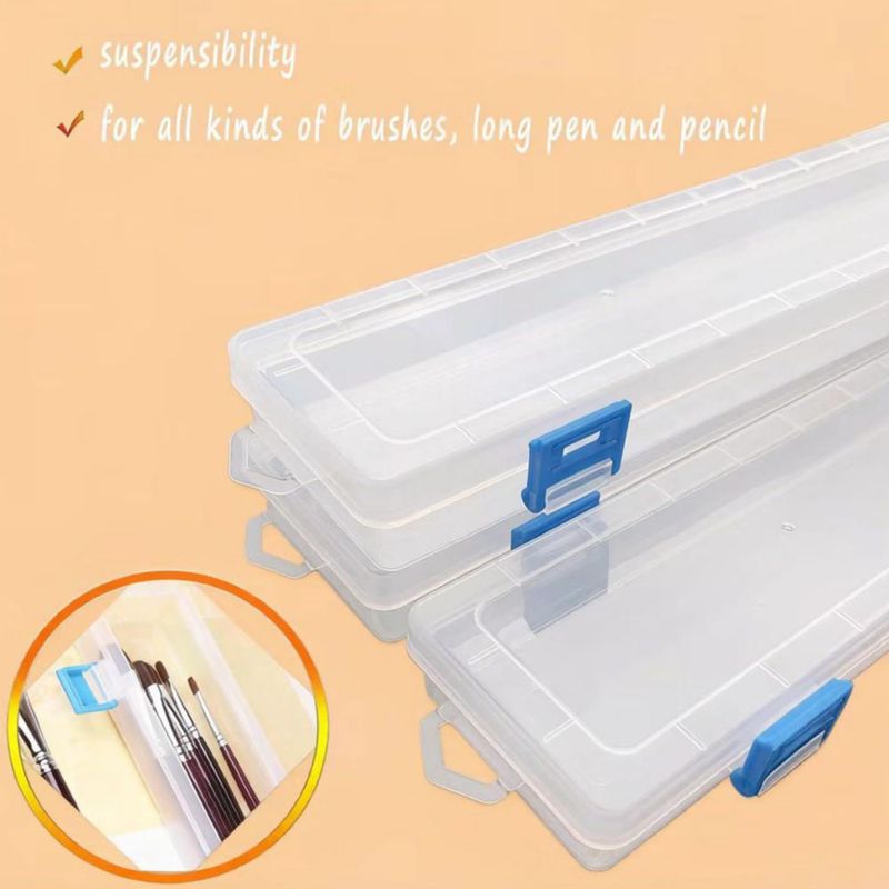 Caja de almacenamiento HanyHere 33 cm con diseño de hebilla – Pack de 3