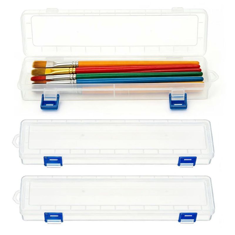 Caja de almacenamiento HanyHere 33 cm con diseño de hebilla – Pack de 3