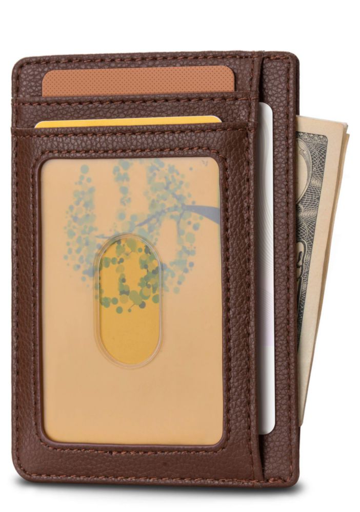 Cartera Buffway RFID Slim Lichee Café