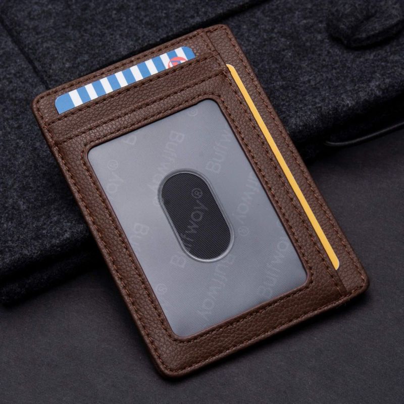 Cartera Buffway RFID Slim Lichee Café