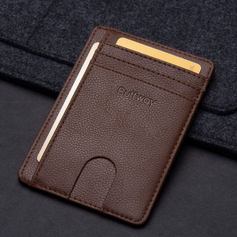 Cartera Buffway RFID Slim Lichee Café