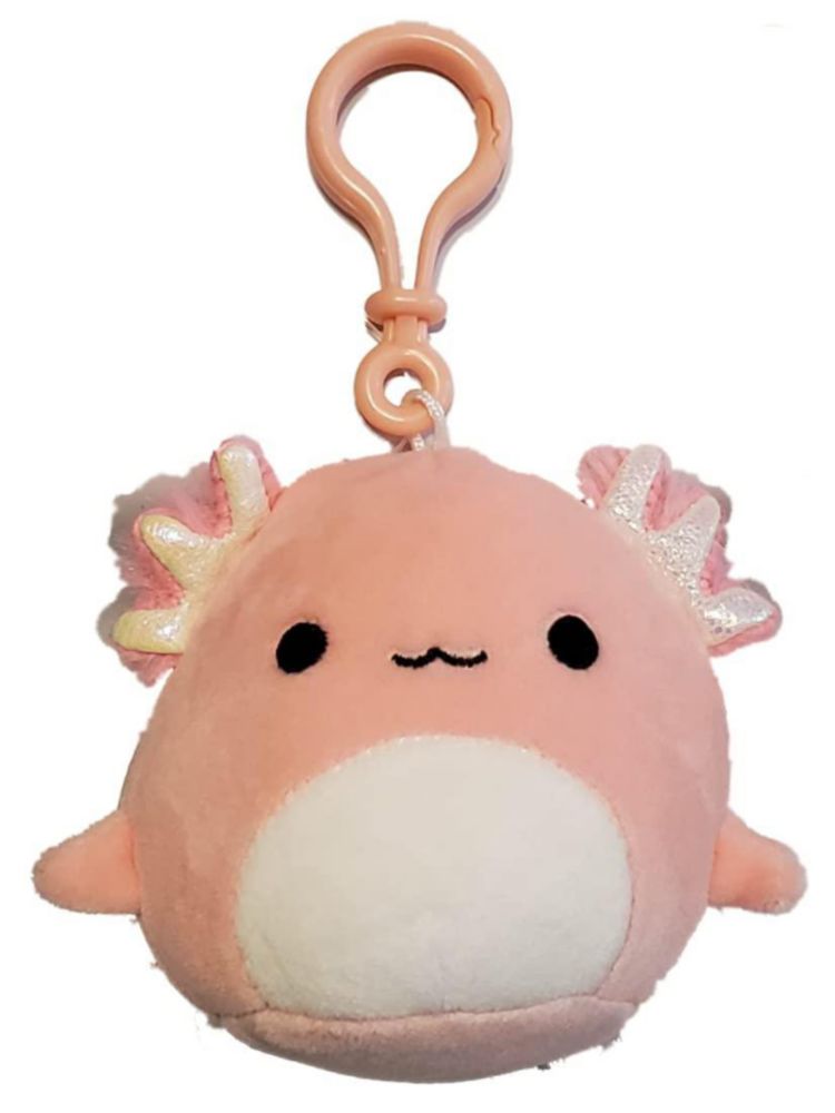 Figura de peluche Squishmallows 9 cm Archie Axolote con clip