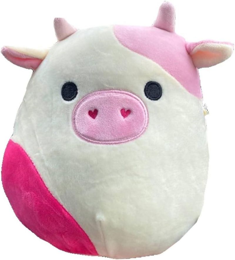 Figura de juguete Squishmallows 19 cm Caedyn la Vaca (tamaño medio)