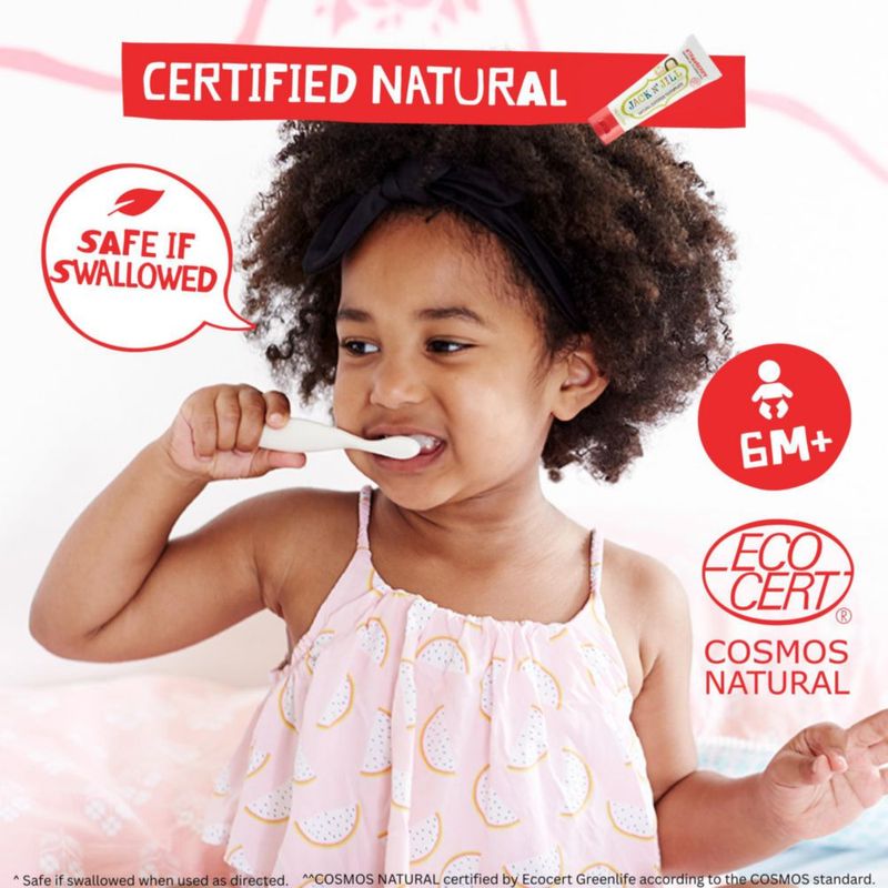 Pasta de dientes Jack N' Jill 50 g Pack de 3 Natural