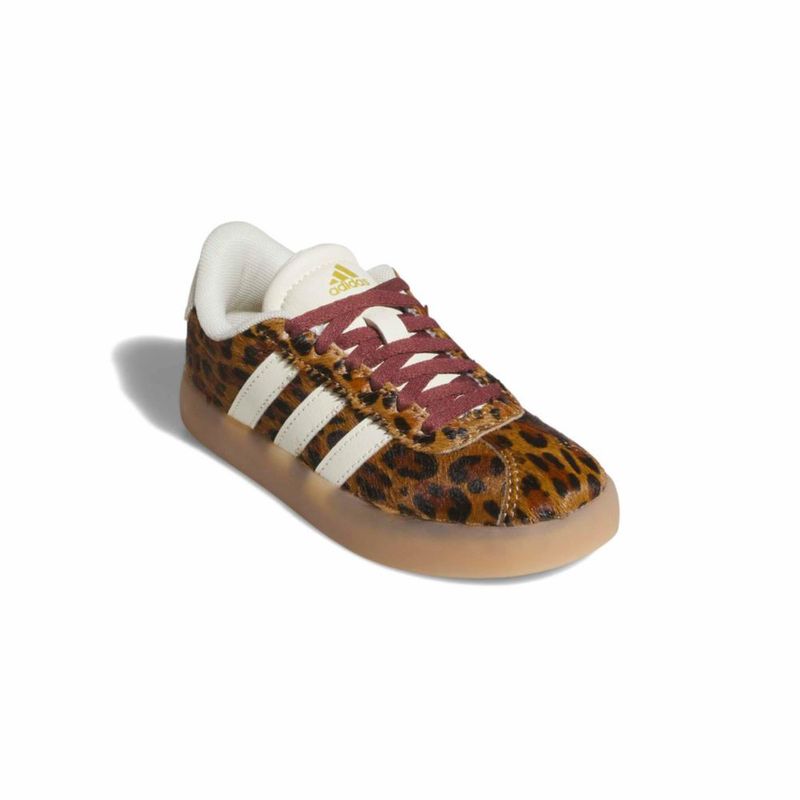 Zapatillas adidas VL Court 3.0 color crema/blanco y negro talla 11 (EE. UU. niños)