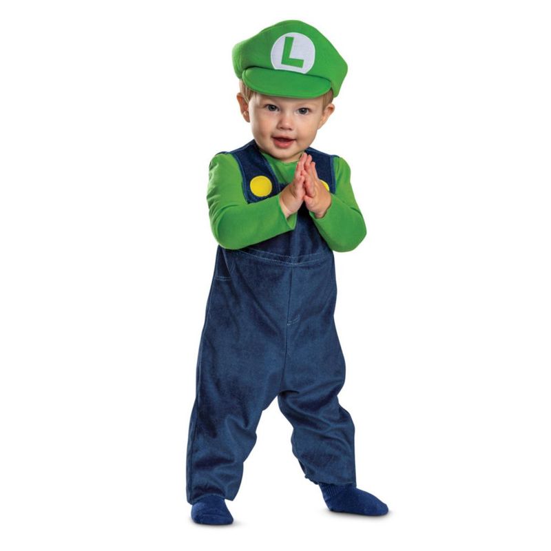 Disfraz Disguise de Luigi 12‑18 meses – oficial Nintendo