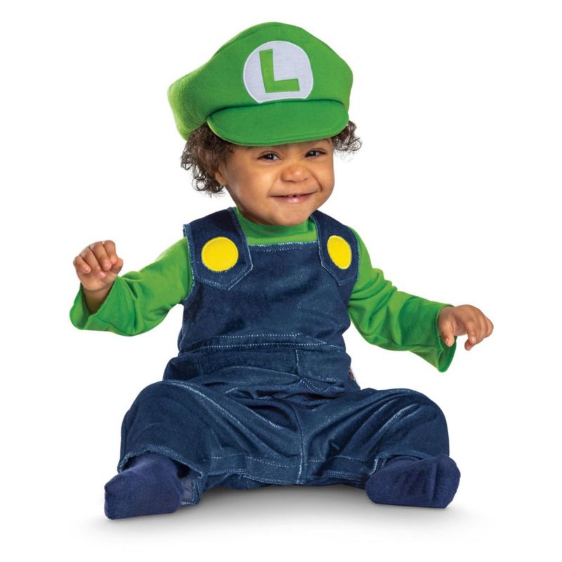 Disfraz Disguise de Luigi 12‑18 meses – oficial Nintendo
