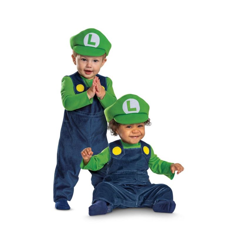 Disfraz Disguise de Luigi 12‑18 meses – oficial Nintendo