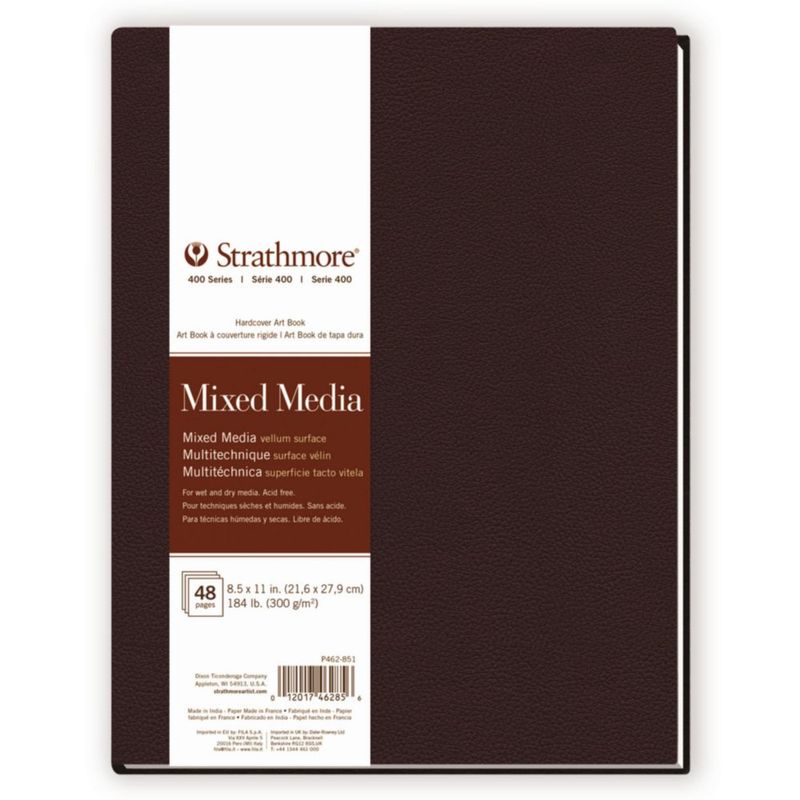 Papel de Medios Mixtos Strathmore 216 × 279 cm 24 Hojas