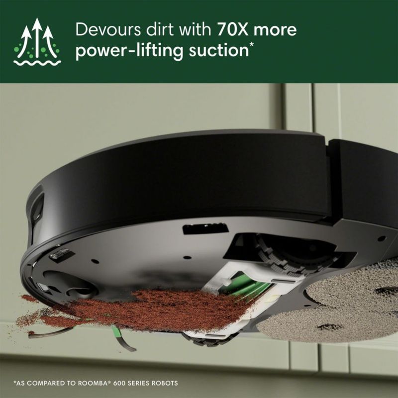 Robot Aspirador iRobot Roomba 505X Combo con Fregasuelos Autolimpiante