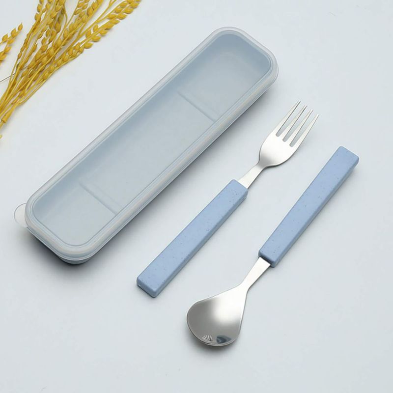 Juego de cubiertos VANRA 2 piezas 17 cm Acero inoxidable plateado