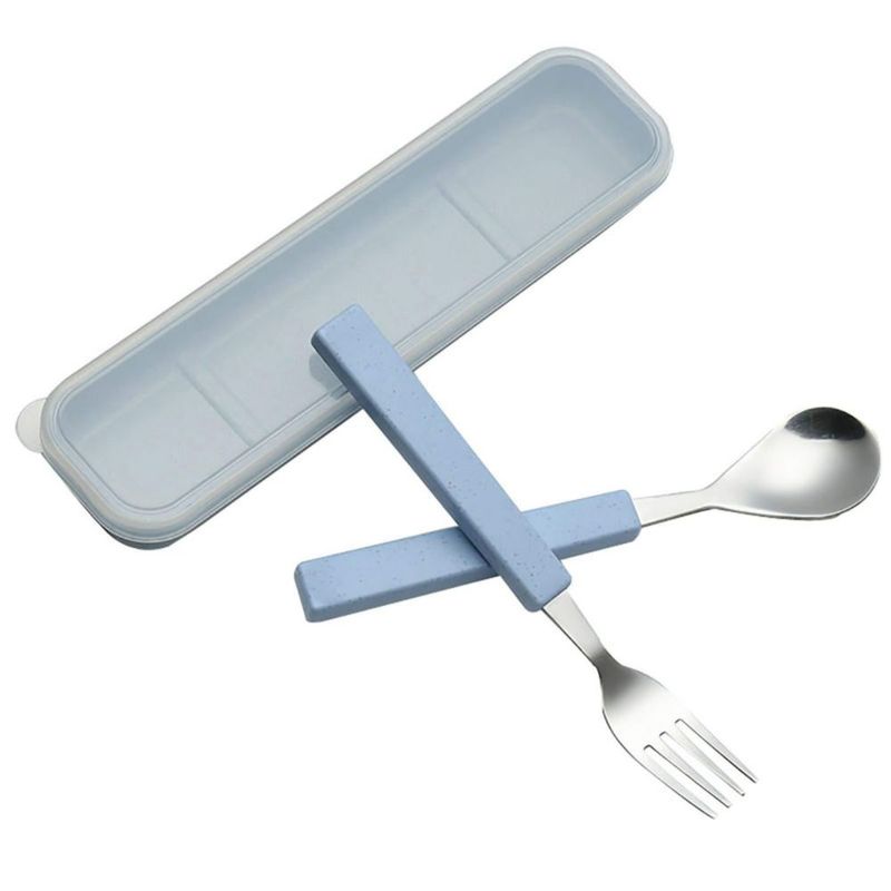 Juego de cubiertos VANRA 2 piezas 17 cm Acero inoxidable plateado