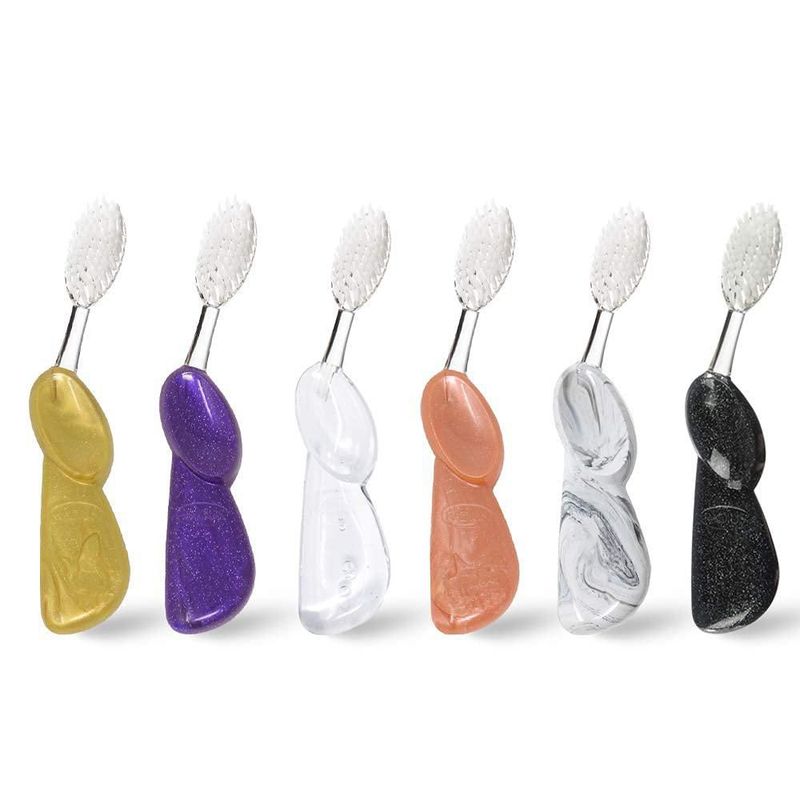 Cepillo de dientes RADIUS Big Brush pack de 6 variedad para diestros