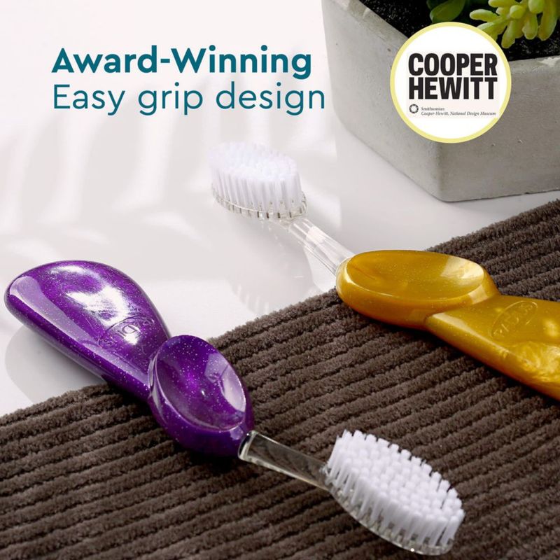 Cepillo de dientes RADIUS Big Brush pack de 6 variedad para diestros