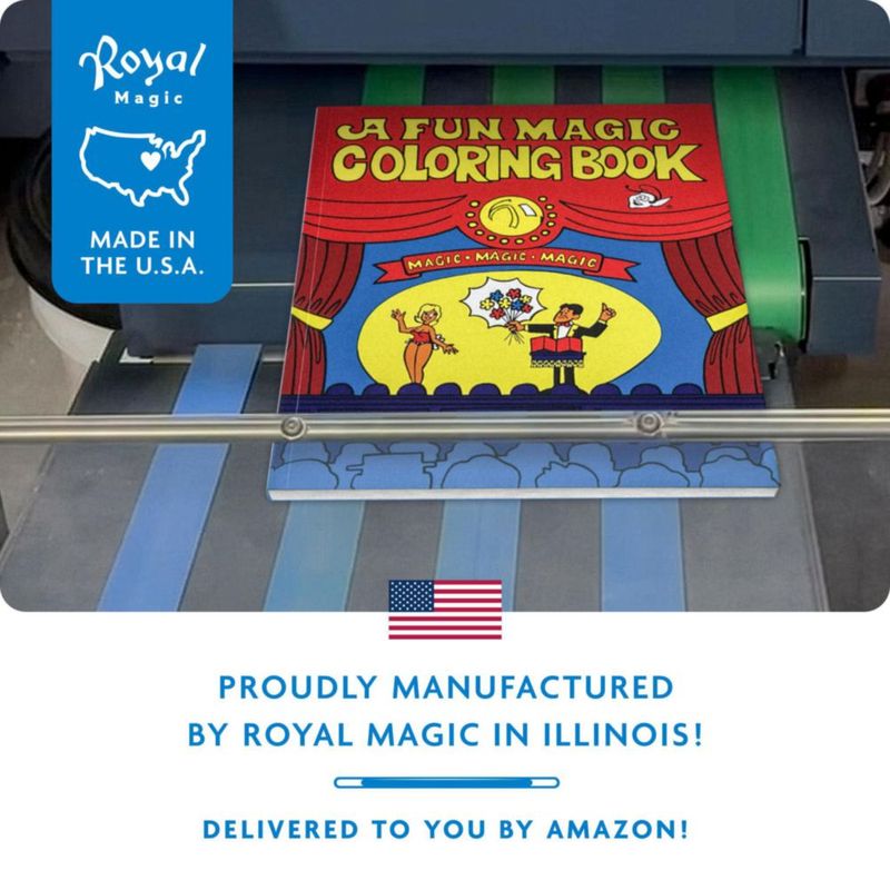 Libro para colorear Royal Magic y varita mágica – Truco de magia