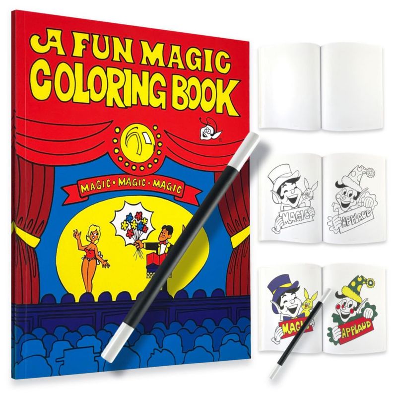 Libro para colorear Royal Magic y varita mágica – Truco de magia