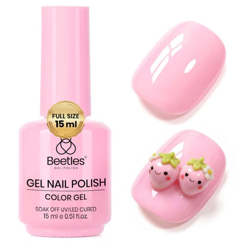 Esmalte gel Beetles 15 ml Rosa Fresa