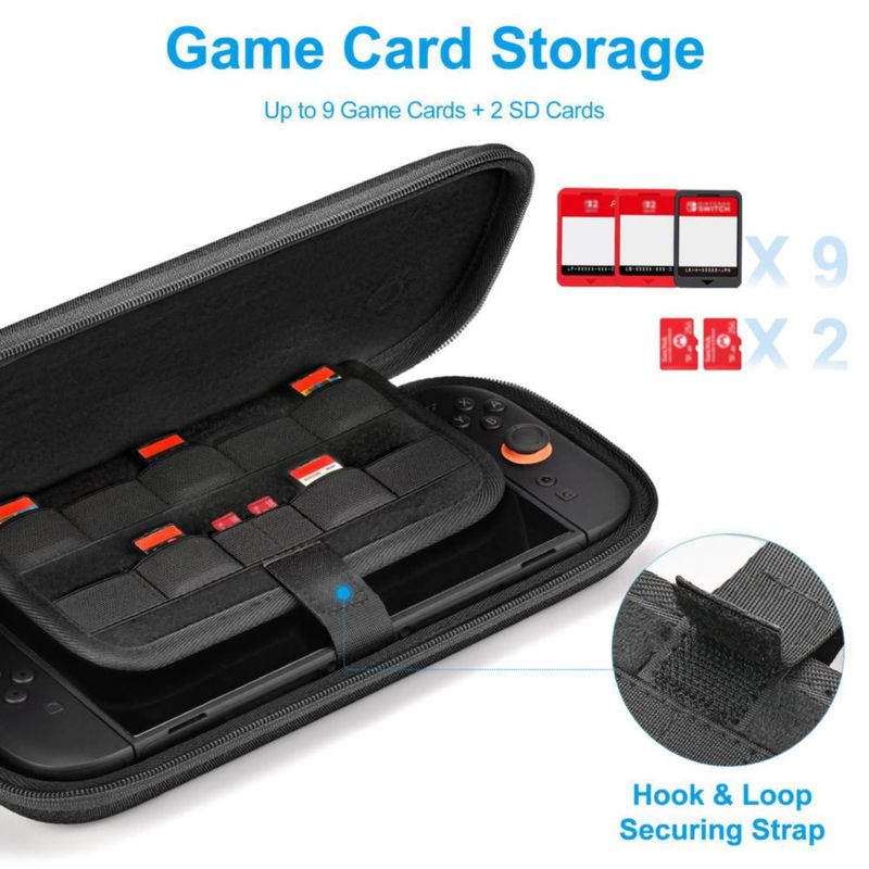 Estuche Ultra Slim IA innoAura para Switch 2 9 Tarjetas de Juego Gris