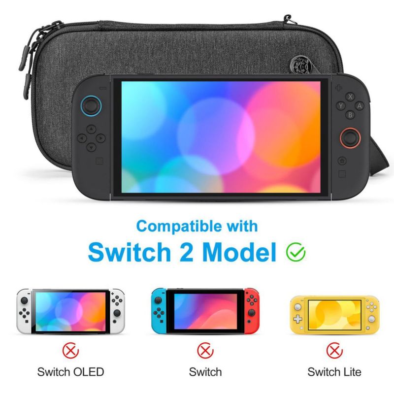 Estuche Ultra Slim IA innoAura para Switch 2 9 Tarjetas de Juego Gris