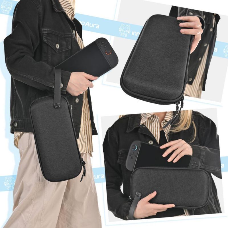 Estuche Ultra Slim IA innoAura para Switch 2 9 Tarjetas de Juego Gris