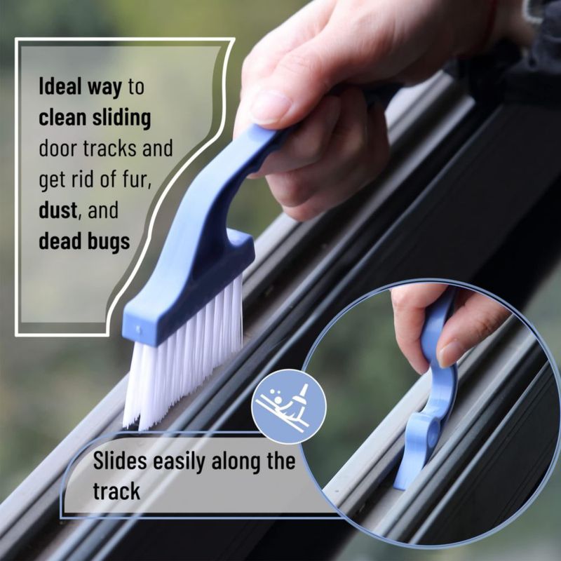 Cepillo de Limpieza Slick Solutions paquete de 2 azul ergonómico