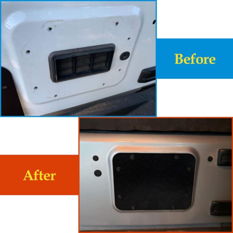 Placa de Relleno Buling para Jeep Wrangler JK y JKU (2007‑2018)