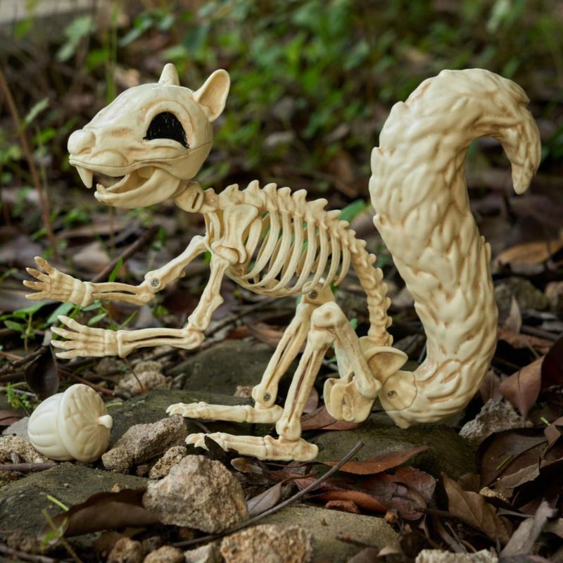 Escultura JOYIN Esqueleto de Ardilla 23 cm Posicionable
