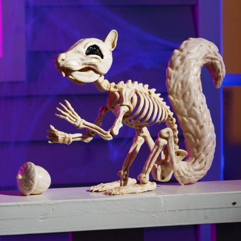 Escultura JOYIN Esqueleto de Ardilla 23 cm Posicionable