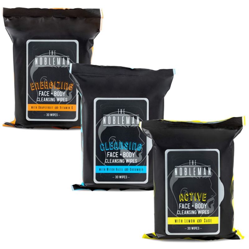 Toallitas limpiadoras The Nobleman - Pack de 3 (90 unidades)